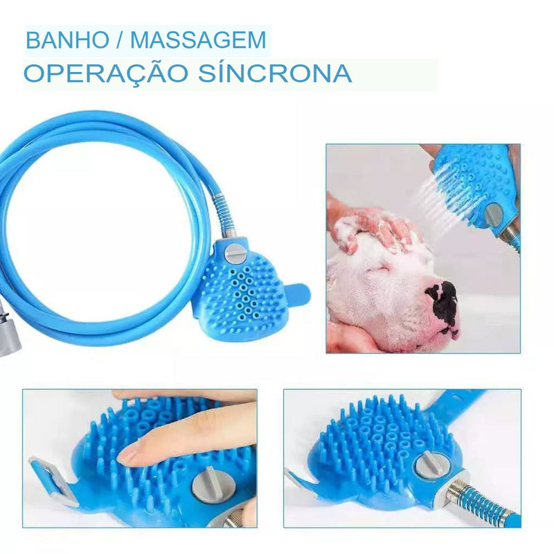 Ducha Para Banho Pet  3 em 1 -Happy Dog