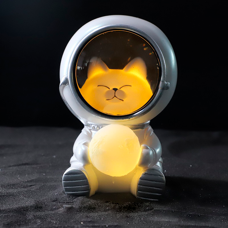 PET AUSTRONAUT LAMP - Luminária pet astronauta.